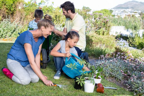 Circular landscaping materials and composting for eco-friendly garden work