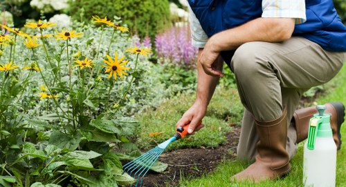 Local Hatchend garden redesign with steps and retaining walls